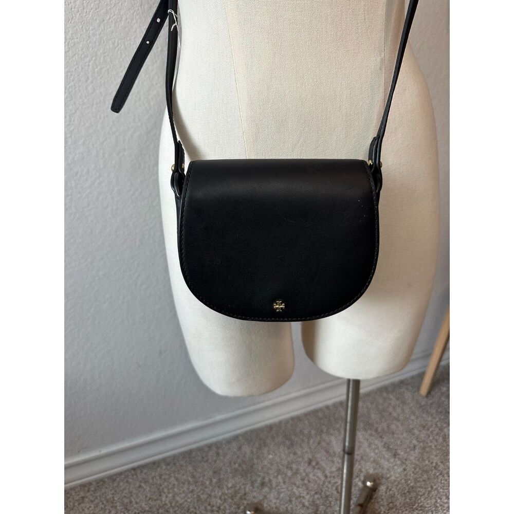 Tory Burch Solid Leather Crossbody - image 3